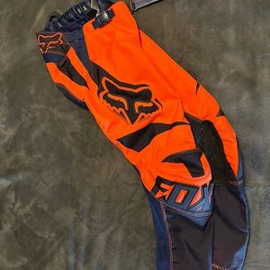 Fox Racing Orange and Blue Motocross Pants